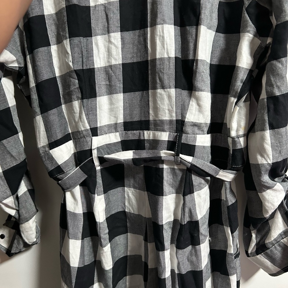 Black and White Checkered Dress